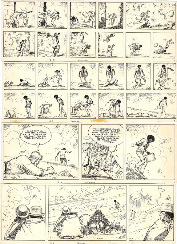 Milo Manara - Giuseppe Bergman, Jour de col&egrave;re, Planche orig