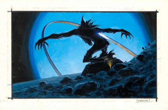 Manchu - Pochades de l' illustration originale - Artefact