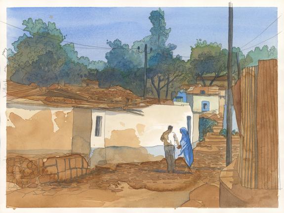 Joel Alessandra - Je est un autre, Illustration originale