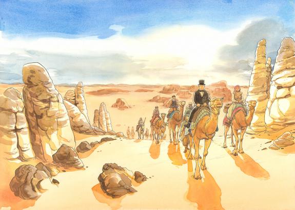 Julen Ribas - Artifices, un magicien en Alg&eacute;rie, Double plan