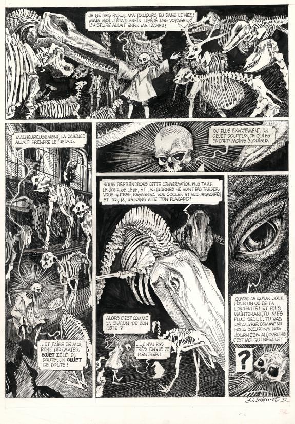 Daria Schmitt - La T&ecirc;te de mort venue de Su&egrave;de, Planche orig