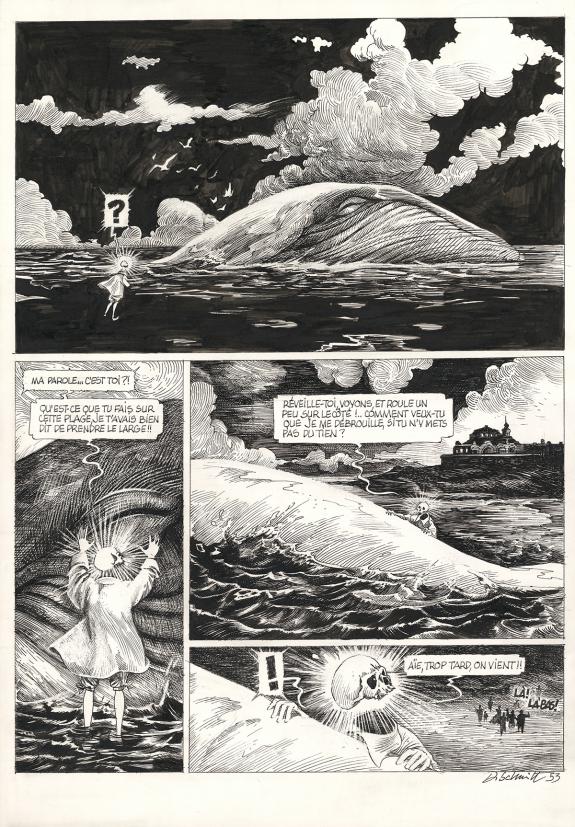 Daria Schmitt - La T&ecirc;te de mort venue de Su&egrave;de, Planche orig