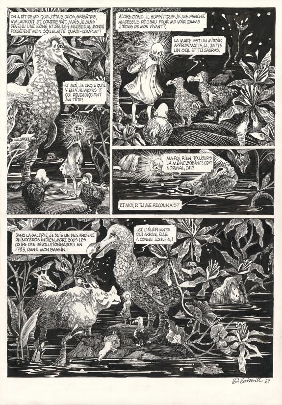 Daria Schmitt - La T&ecirc;te de mort venue de Su&egrave;de, Planche orig