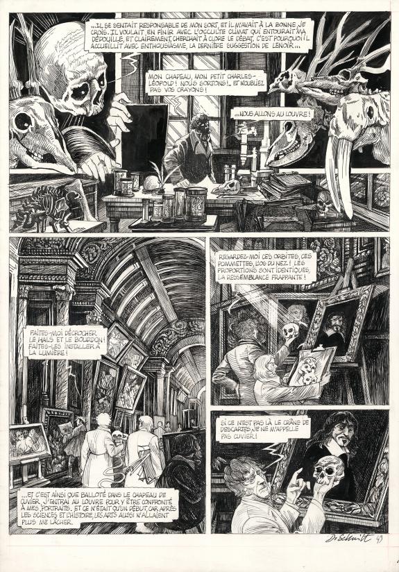 Daria Schmitt - La T&ecirc;te de mort venue de Su&egrave;de, Planche orig