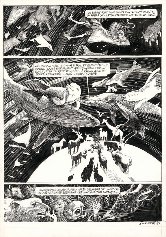 Daria Schmitt - La T&ecirc;te de mort venue de Su&egrave;de, Planche orig