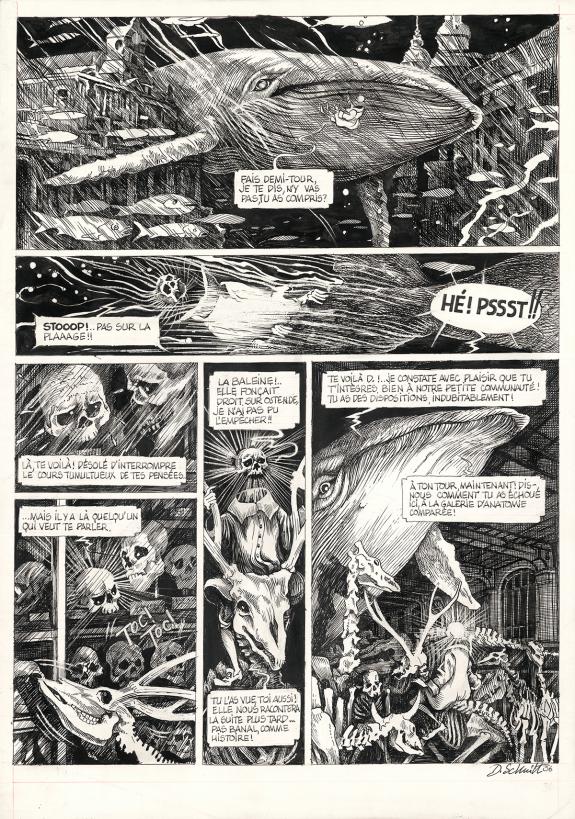 Daria Schmitt - La T&ecirc;te de mort venue de Su&egrave;de, Planche orig