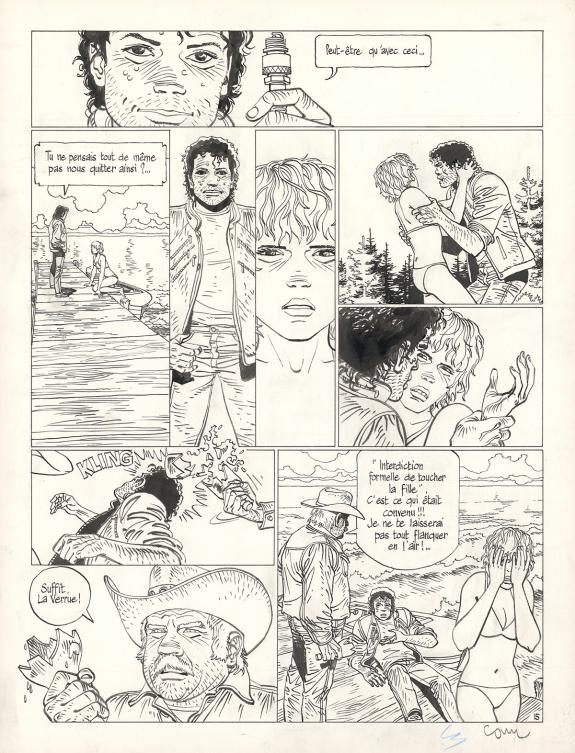 Cosey - Jonathan, Greyshore Island, Planche originale n&deg;15