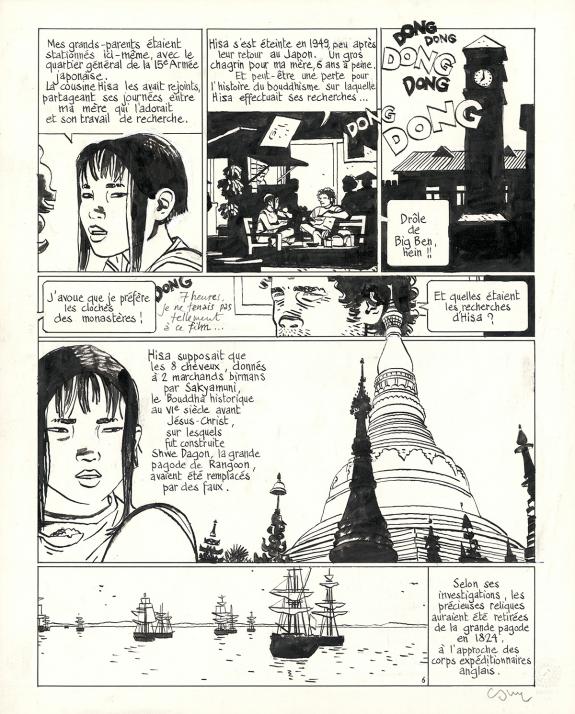 Cosey - Jonathan, Atsuko, Planche originale n&deg;06
