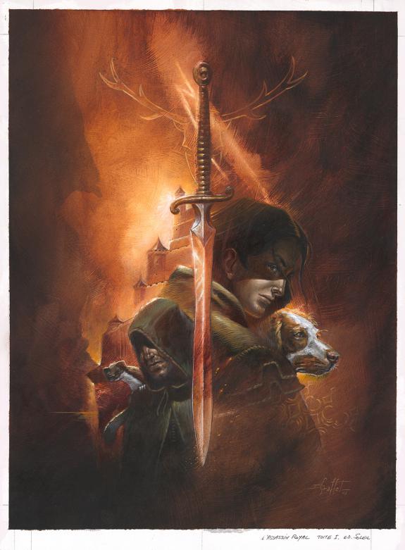 Didier Graffet - L?Assassin Royal, Couverture originale r&eacute;al