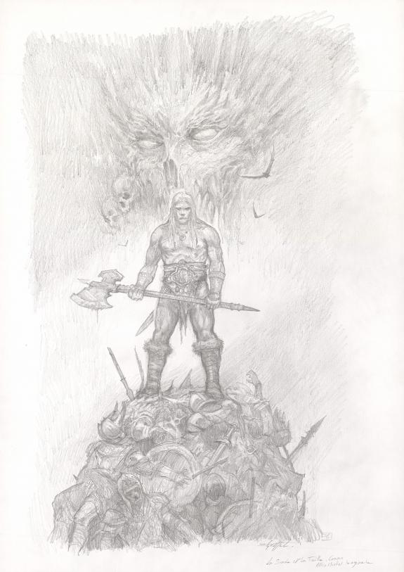 Didier Graffet - Crayonn&eacute; de recherche de la couverture orig