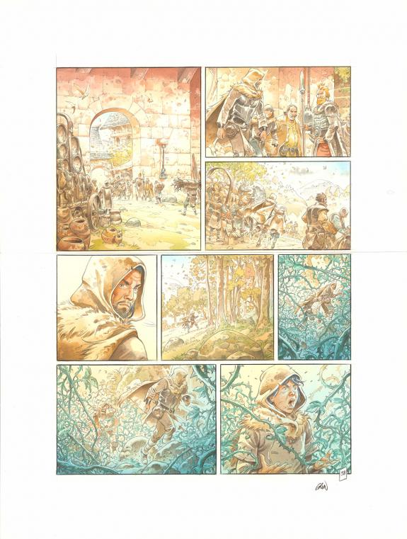 Grun - Les Hautes Herbes, Planche originale n&deg;38