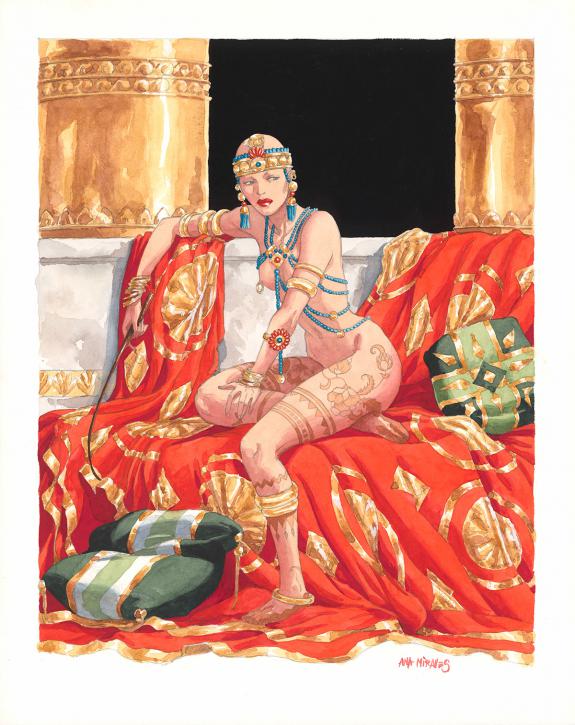 Ana Miralles - Djinn, Cycle India (T. 10-13), Illustration o