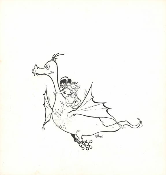 Will - Isabelle, Illustration originale r&eacute;alis&eacute;e en 1997