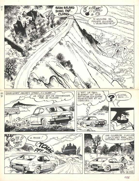 Will - Tif et Tondu, Le Retour de la B&ecirc;te, Planche originale