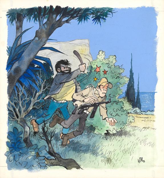 Will - Tif et Tondu, La Tentation du bien, Couverture origin