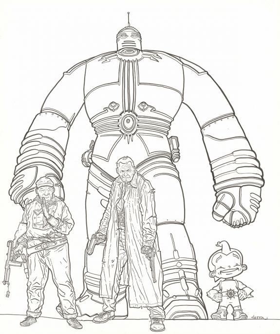 Geof Darrow - Illustration originale 