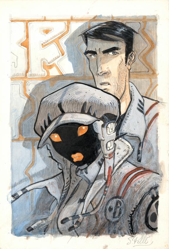 Serge Pell&eacute; - Orbital, illustration originale