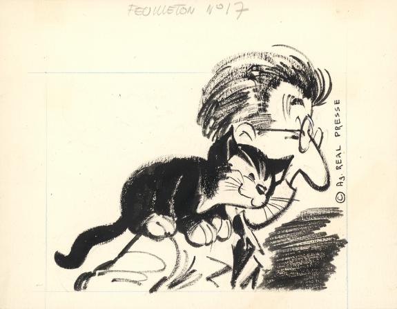 Jean Roba - Boule et Bill, Illustration originale r&eacute;alis&eacute;e e