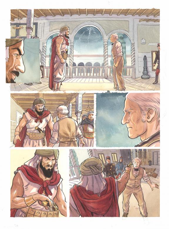 Julen Ribas - Artifices, un magicien en Alg&eacute;rie, Planche ori