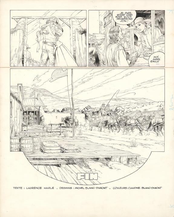 Michel Blanc-Dumont - Jonathan Cartland, Silver Canyon, Plan