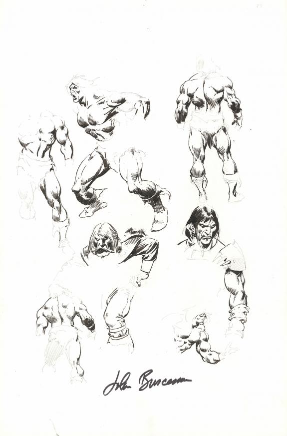 John Buscema - Illustration originale