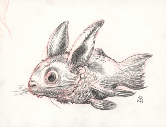 Stan Manoukian - Illustration originale, dessin pr&eacute;paratoire