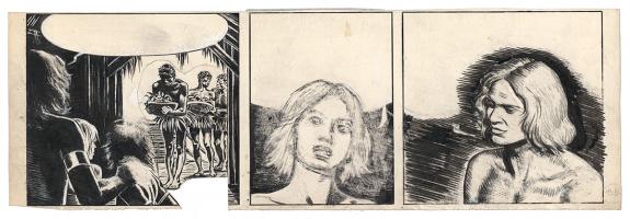 Paul Cuvelier - Corentin, Strip pr&eacute;paratoire