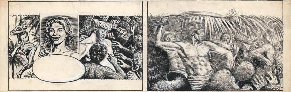 Paul Cuvelier - Corentin, Strip pr&eacute;paratoire