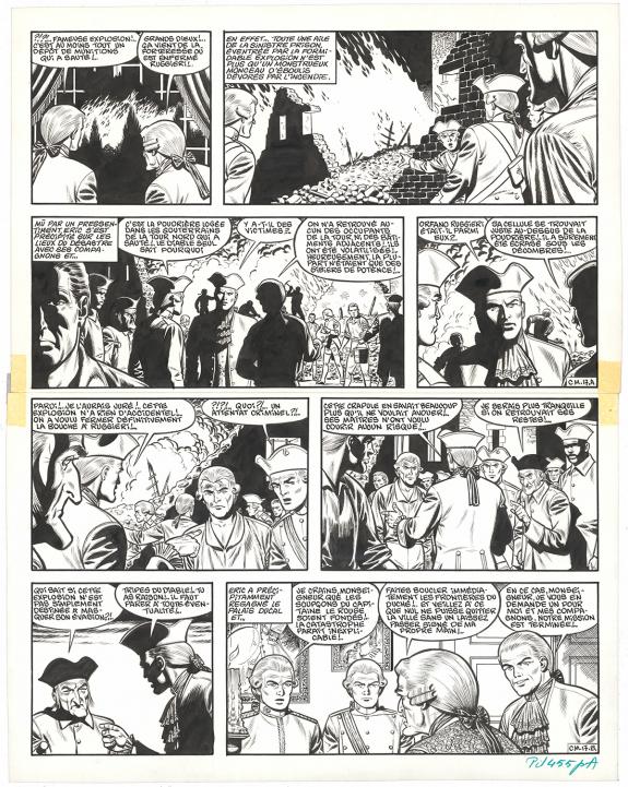 Victor Hubinon - Barbe-Rouge, La Captive des Mores, Planche 