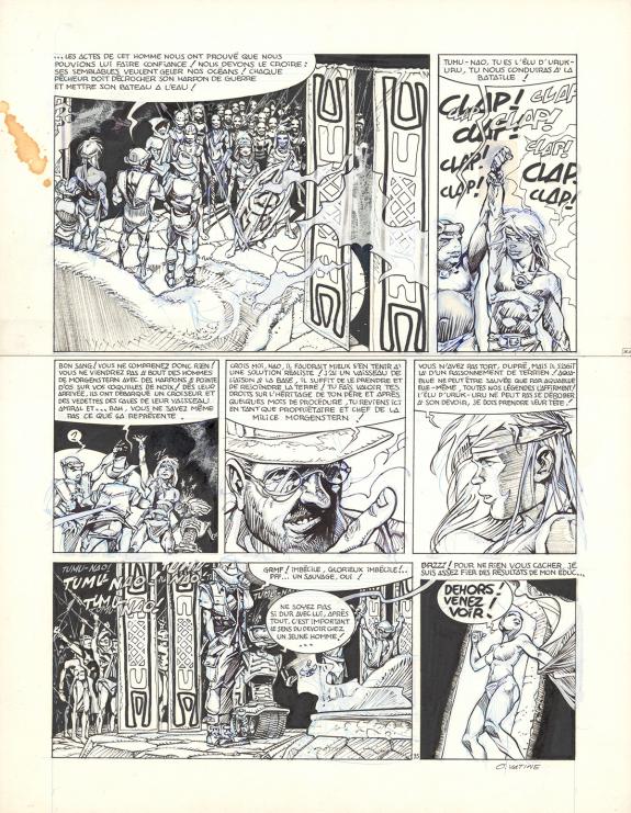 Olivier Vatine - Aquablue, Aquablue, Planche originale n°35,