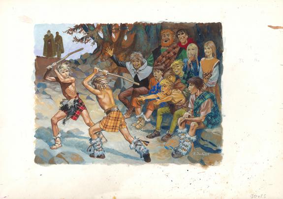 Pierre Joubert - Angus, Illustration originale (1988)