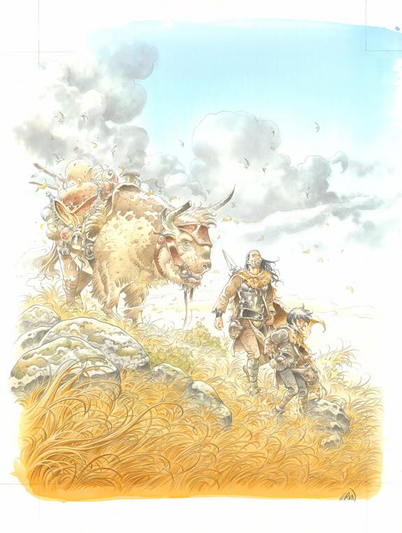 Grun - Les Hautes Herbes, Illustration originale, couverture