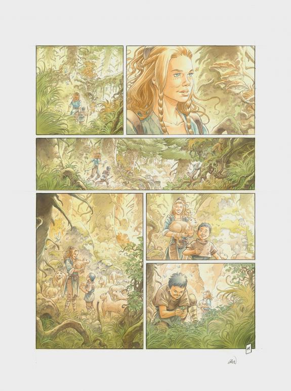 Grun - Les Hautes Herbes, Planche originale n&deg;11