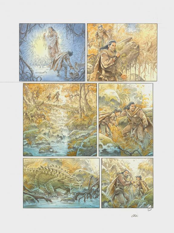 Grun - Les Hautes Herbes, Planche originale n&deg;20