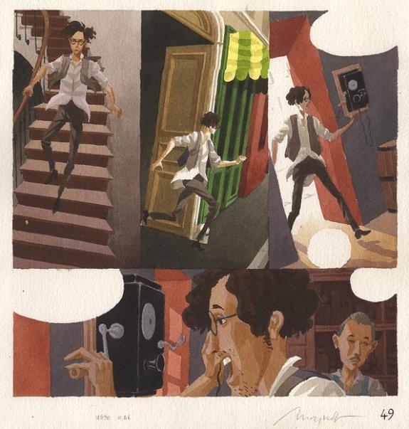 Emmanuel Moynot - Oscar & Monsieur O, Planche originale n&deg;49