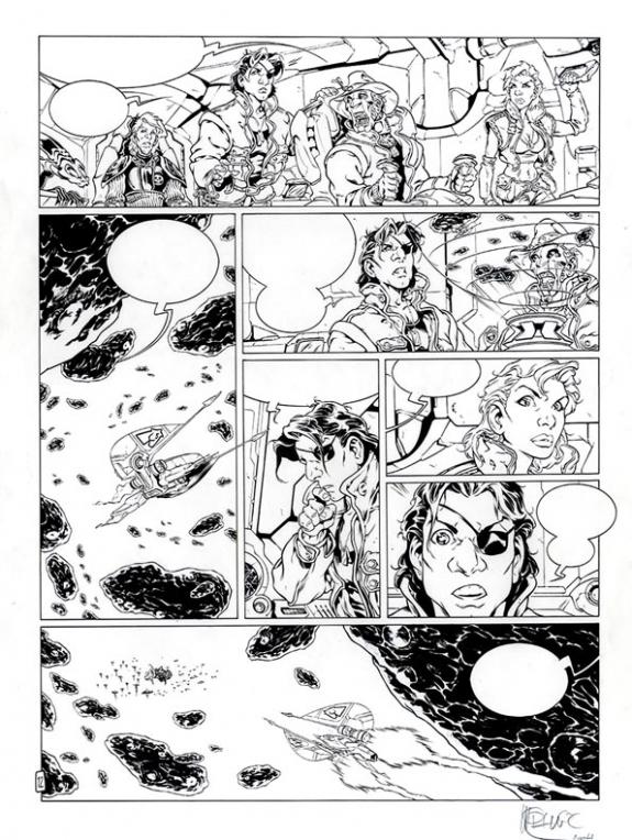 Nicolas Mitric - Kookaburra, Syst&egrave;me Ragnarok, Planche origi