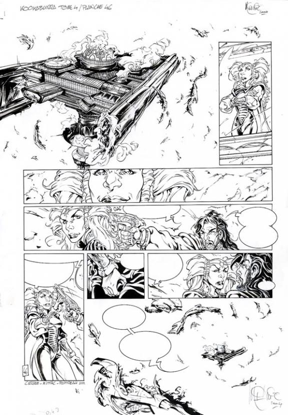 Nicolas Mitric - Kookaburra, Syst&egrave;me Ragnarok, Planche origi