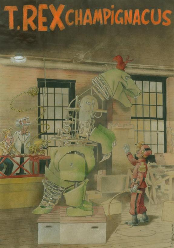 Olivier O'Groj - Spirou et Fantasio, Illustration originale