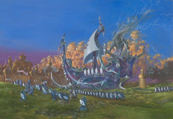 Adrian Smith - Chronopia , Illustration originale