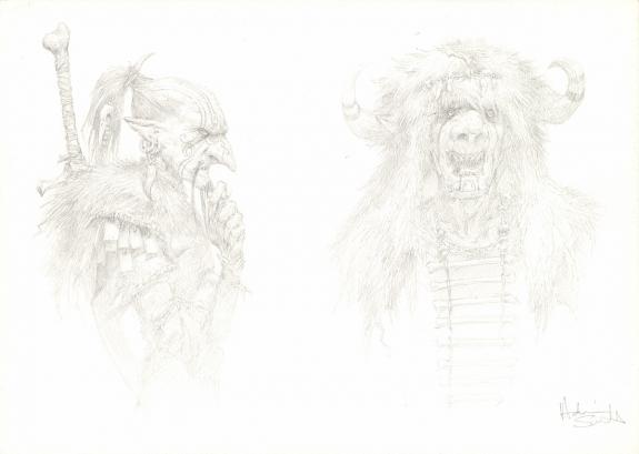 Adrian Smith - F&eacute;erie, Dark fantasy, Illustration originale,