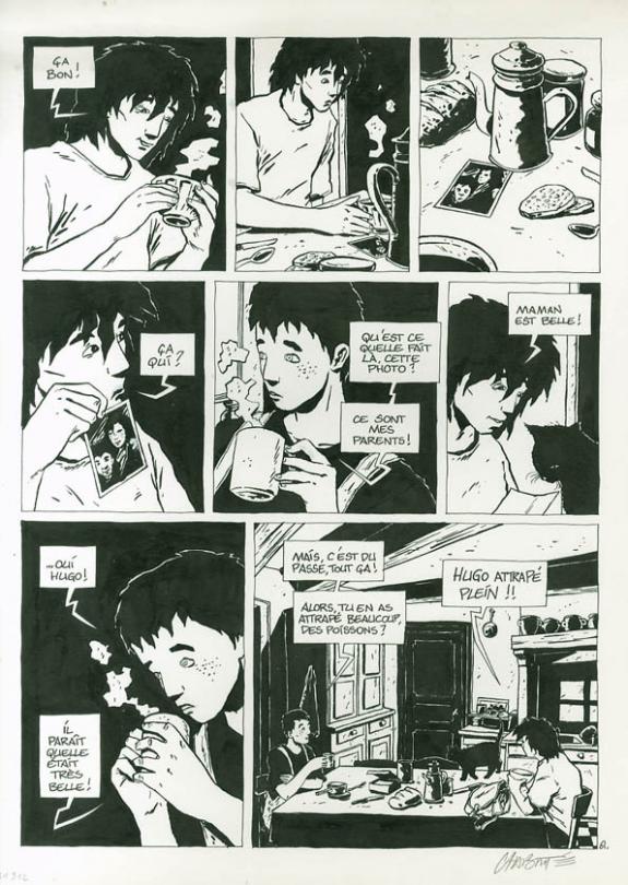 Christophe Chabout&eacute; - Zo&eacute;, Planche originale n&deg;61