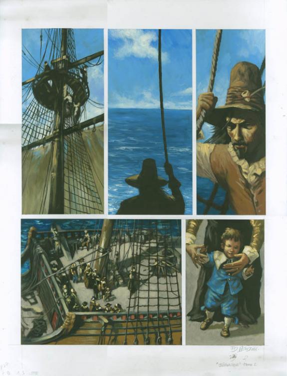 Jean Denis Pendanx - J&eacute;ronimus, Deuxi&egrave;me partie, Planche ori