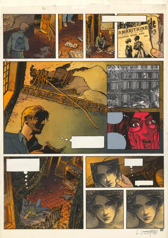 Laurent Vicomte - Sasmira, L'Appel, Bleu de mise en couleur 