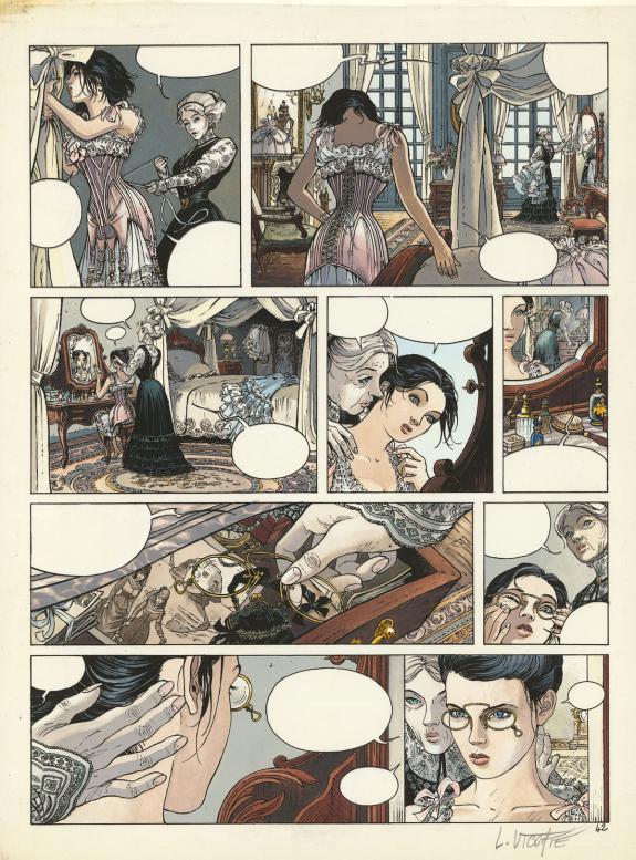 Laurent Vicomte - Sasmira, L'Appel, Bleu de mise en couleur 