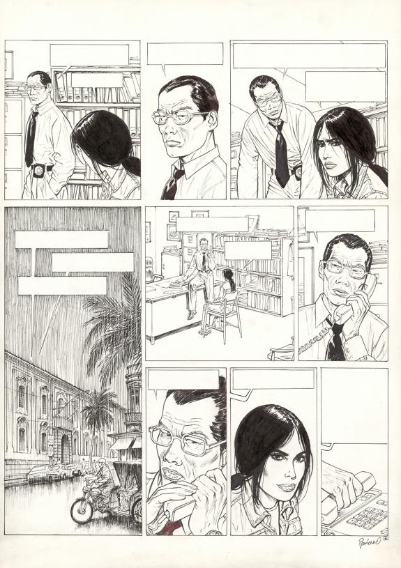 Boro Pavlovic - El Nino, Le Paria de C&eacute;l&egrave;bes, Planche origin