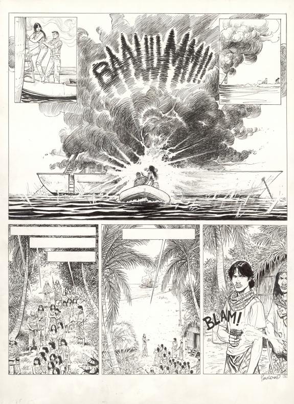 Boro Pavlovic - El Nino, Le Paria de C&eacute;l&egrave;bes, Planche origin