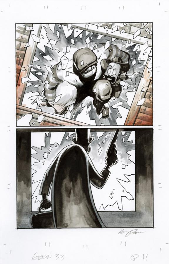 Eric Powell - The Goon, # 33, Planche originale n&deg;11, Chap #