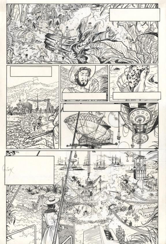 Thierry Gioux - Hauteville House, USS Kearsarge, Planche ori