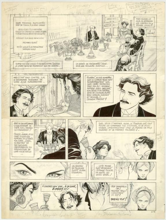 Laurent Vicomte - Sasmira, La Fausse Note, Planche originale