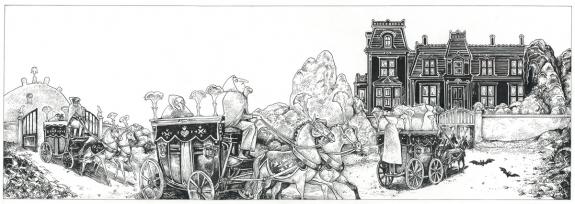 Lionel Richerand - L'&Eacute;trange R&eacute;veillon, Illustration origina